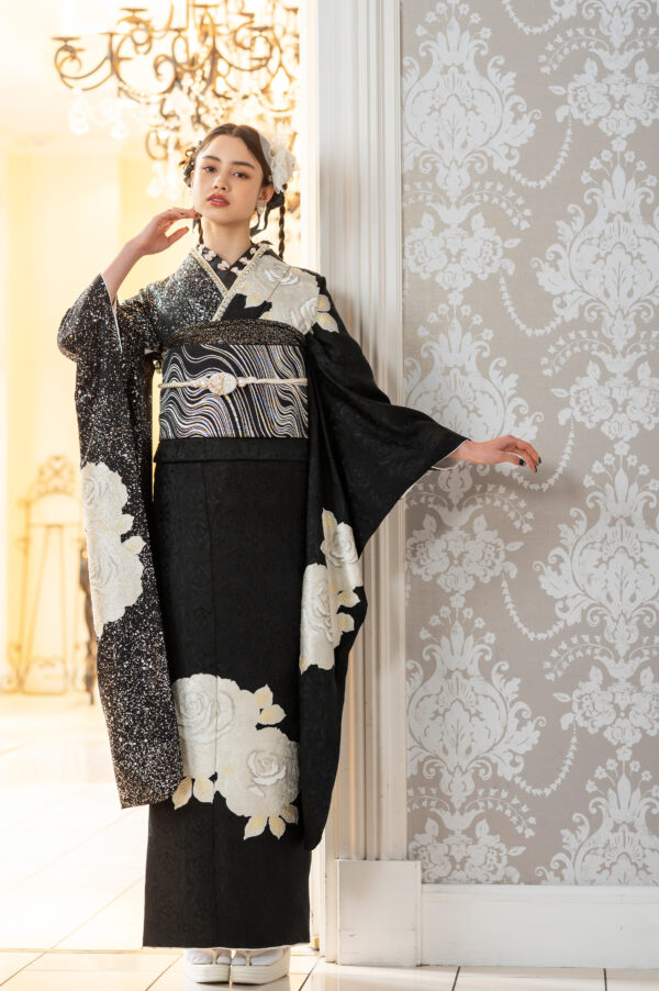 Callisto  ブラック×シルバー 大粒グリッター