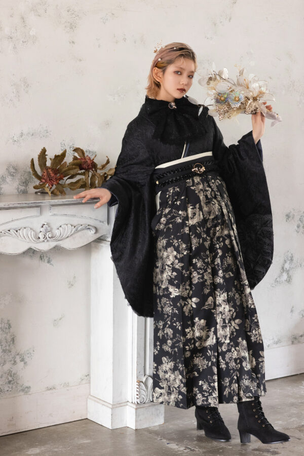 Raffine  オールブラック 3Dフラワー