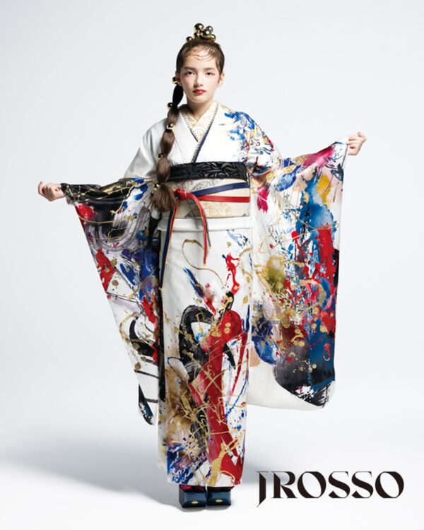 JROSSO／青森県内ブランシュグループ限定取扱い　墨流し白